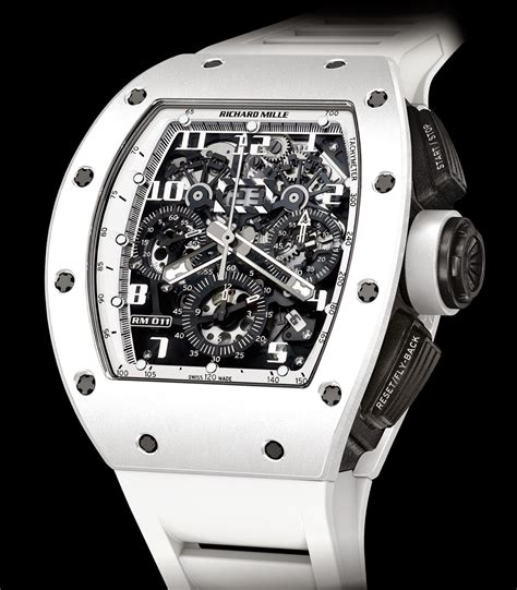 richard mille white band|Richard Mille watches catalog.